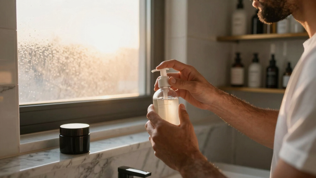 skincare products for men's grooming
