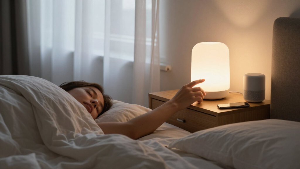 voice controlled sleep lights