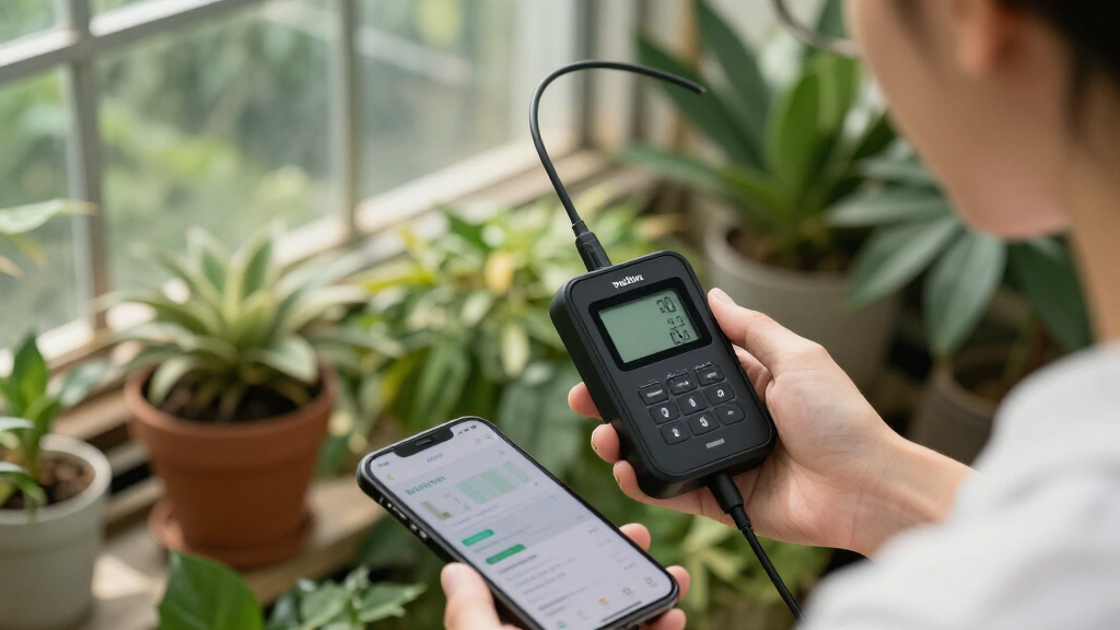 radon detector with app