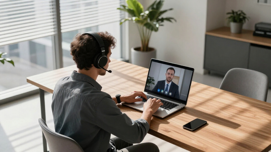 high end noise cancelling headset for work calls