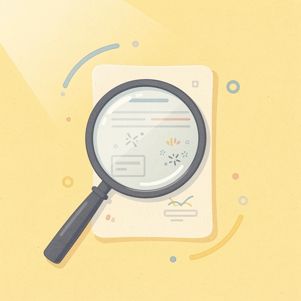 Magnifying glass examining hidden retirement tax details