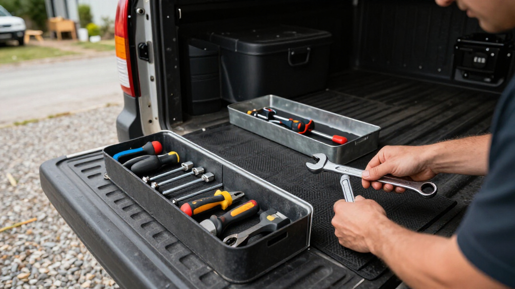 truck bed tool organizers