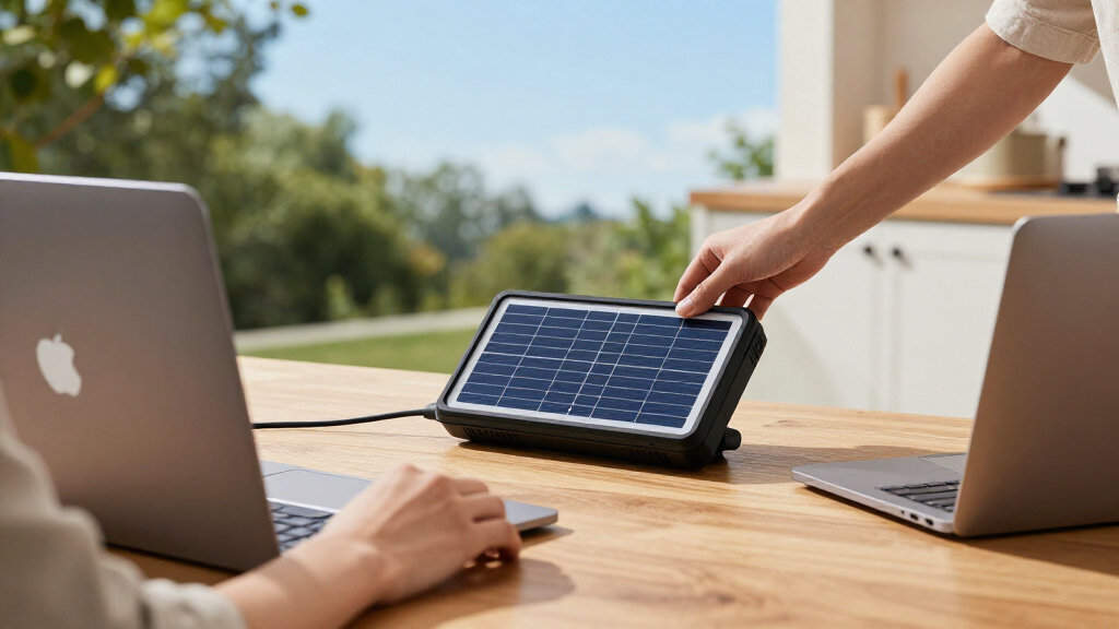 solar-powered laptop chargers