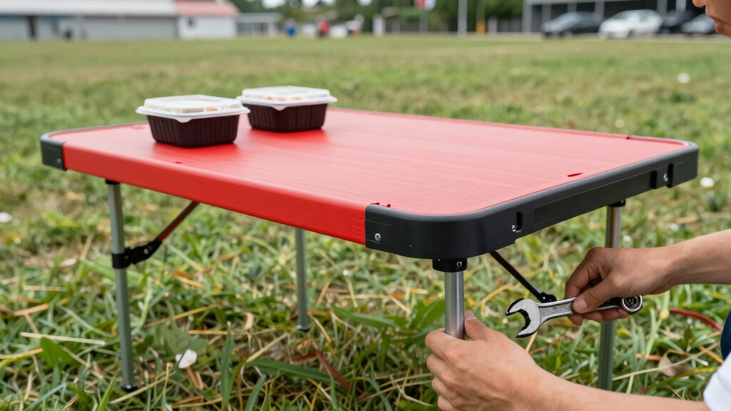 portable outdoor tailgating tables
