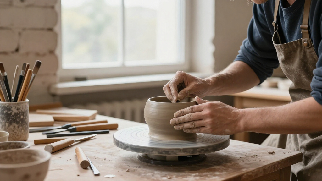 handmade pottery tools