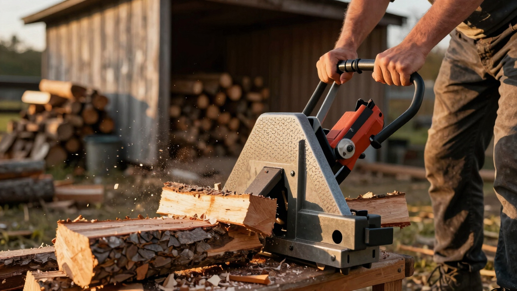 gas-powered log splitters