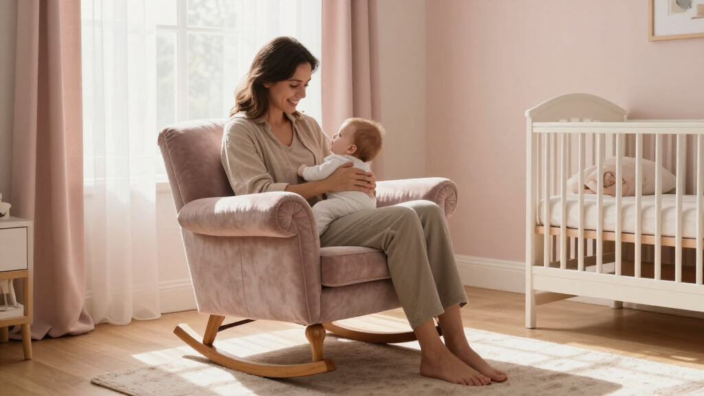luxury nursery rocking chairs