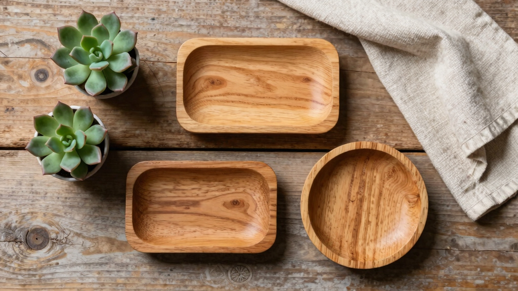 wooden soap dishes