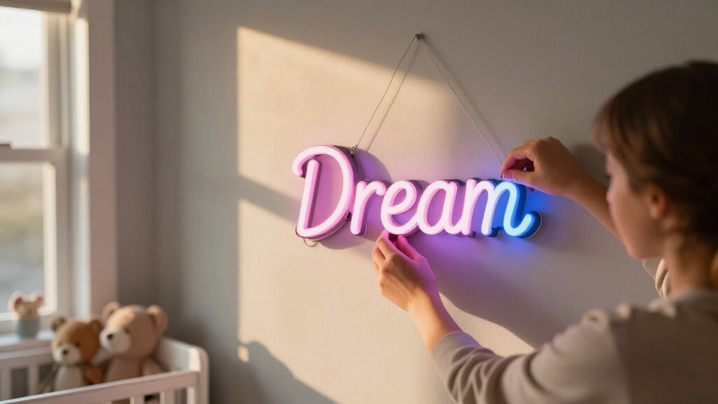 best neon signs for baby nursery