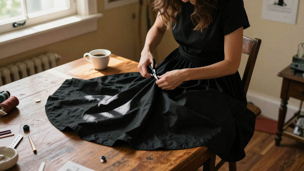 best black midi dresses