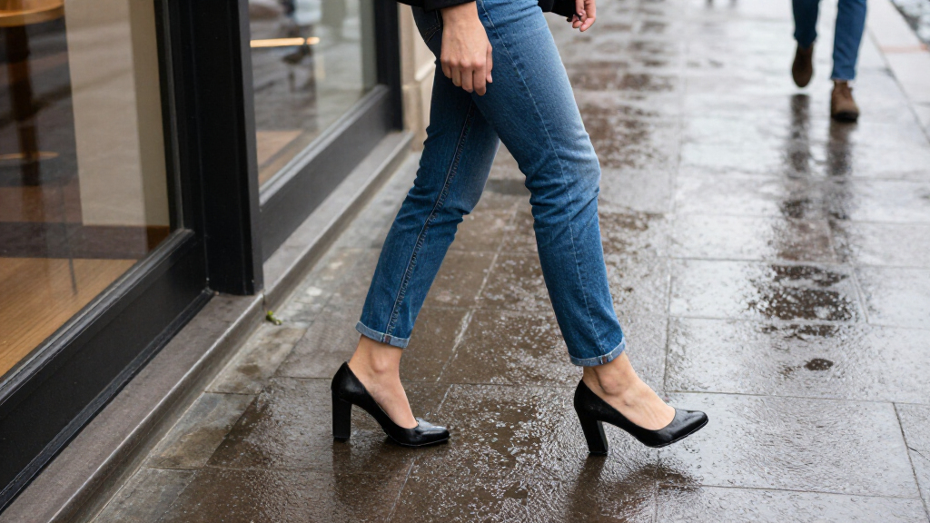 best jeans and heels