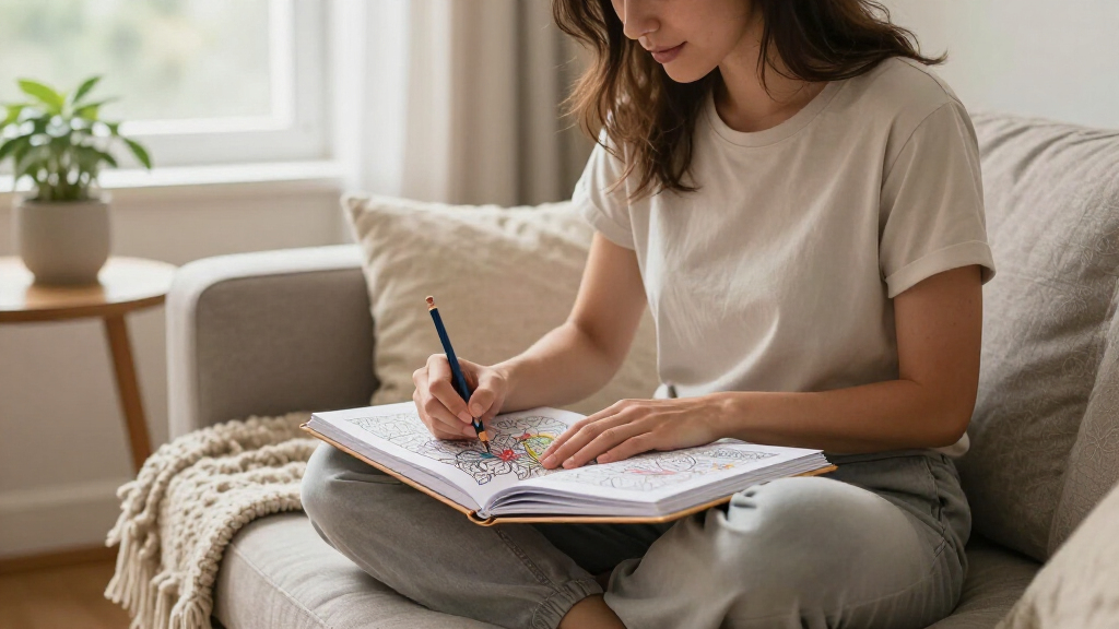 stress relief adult coloring books