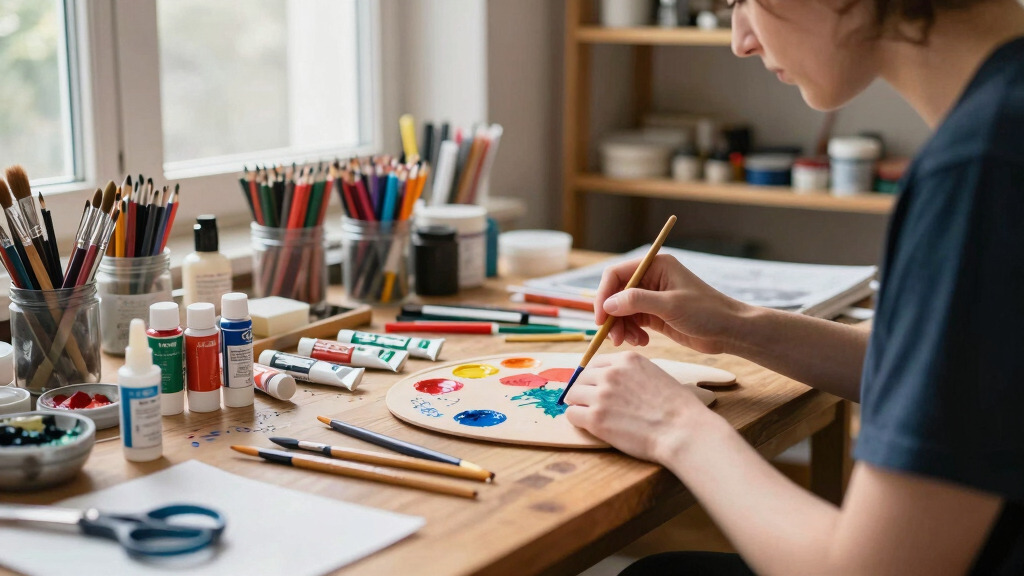 art supplies for DIY projects