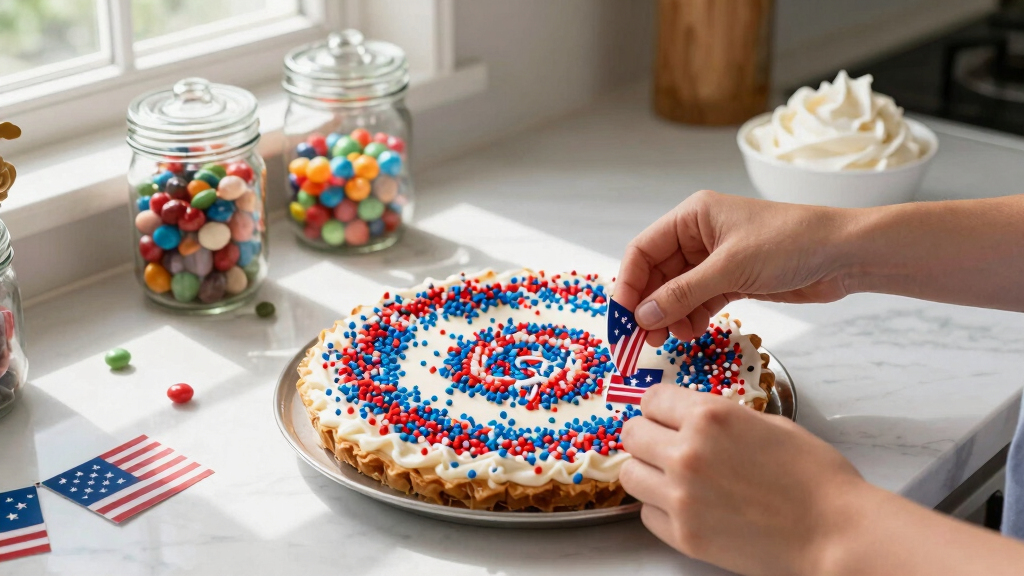 patriotic 4th of July dessert decorations