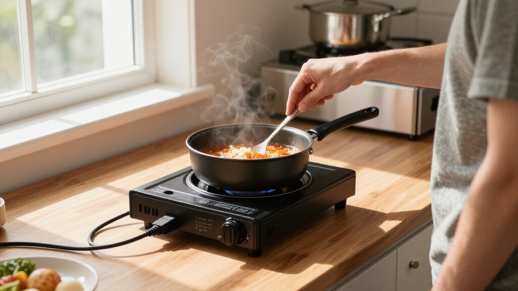 portable induction burner high watt