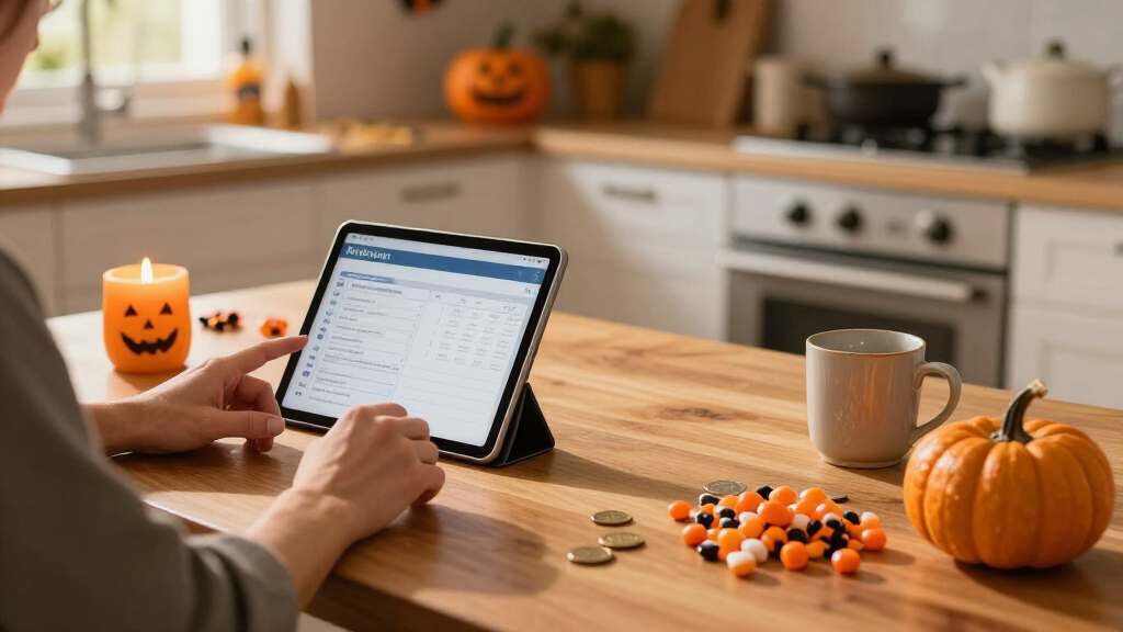 Halloween budget planners