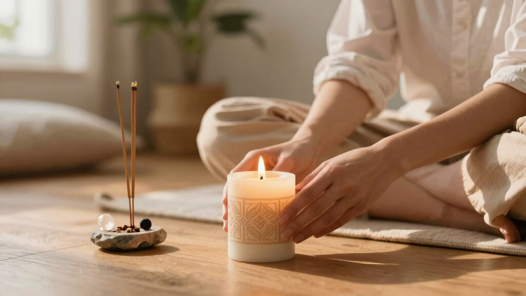 spiritual candles for meditation