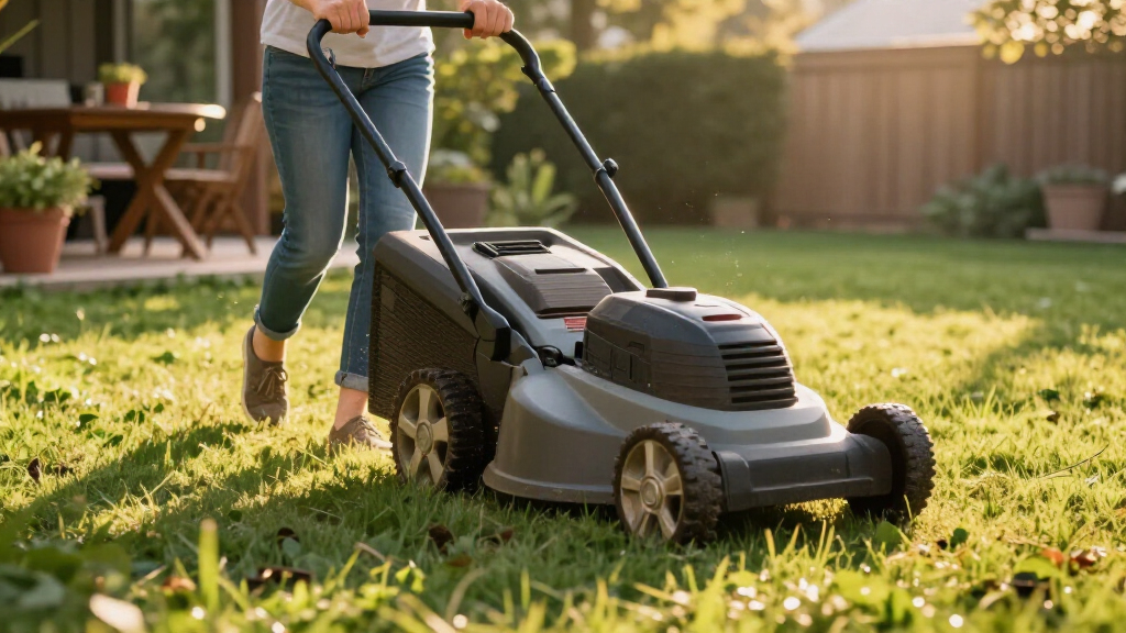 self propelled lawn mower
