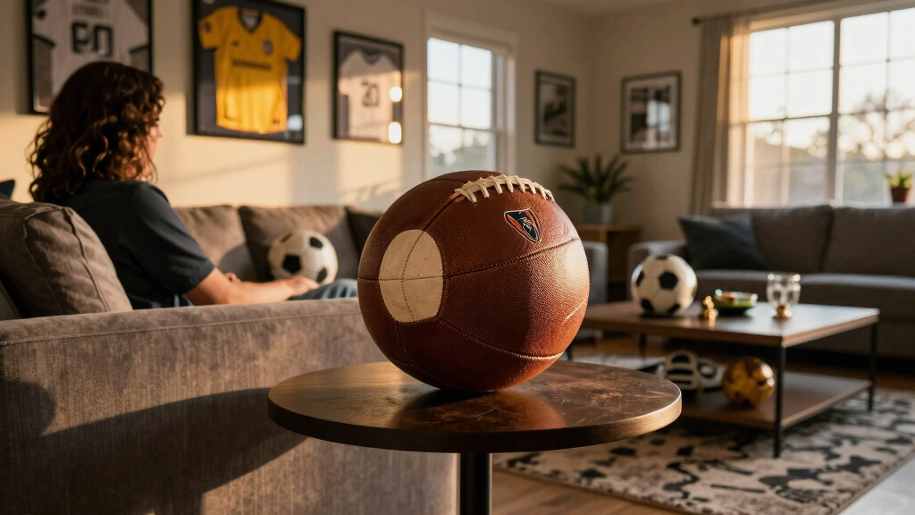 soccer-themed home decor
