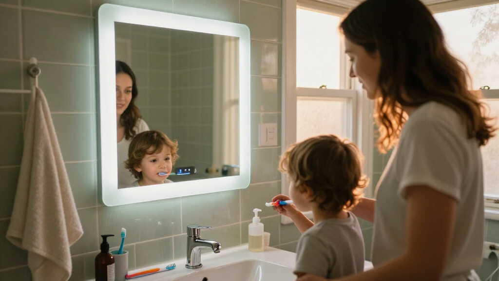 smart bathroom mirrors with lighting