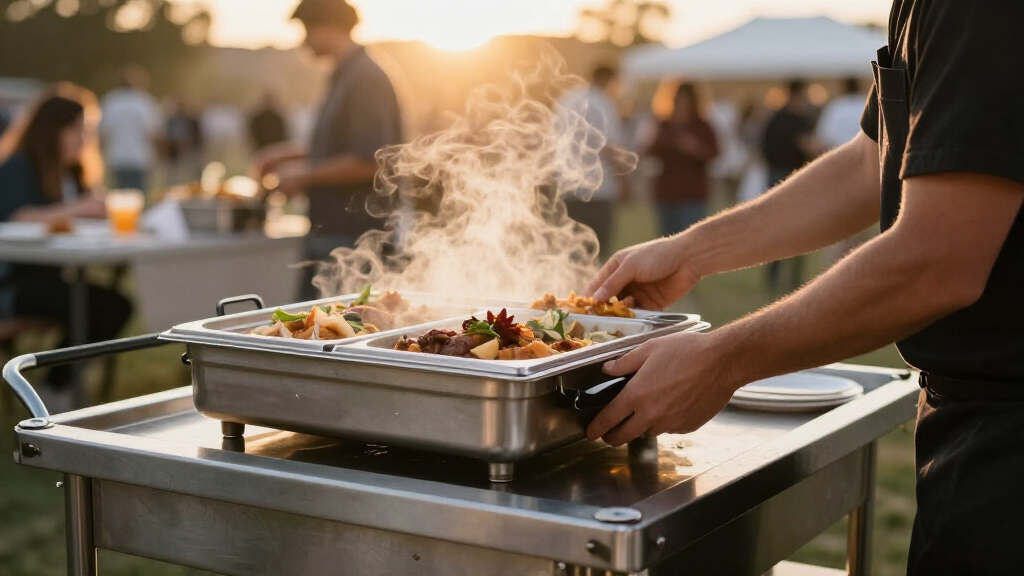 best catering cart heated commercial