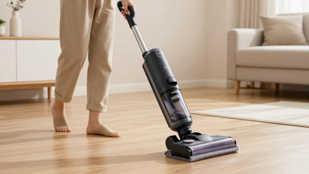 large capacity mop vacuum cordless for hard floors