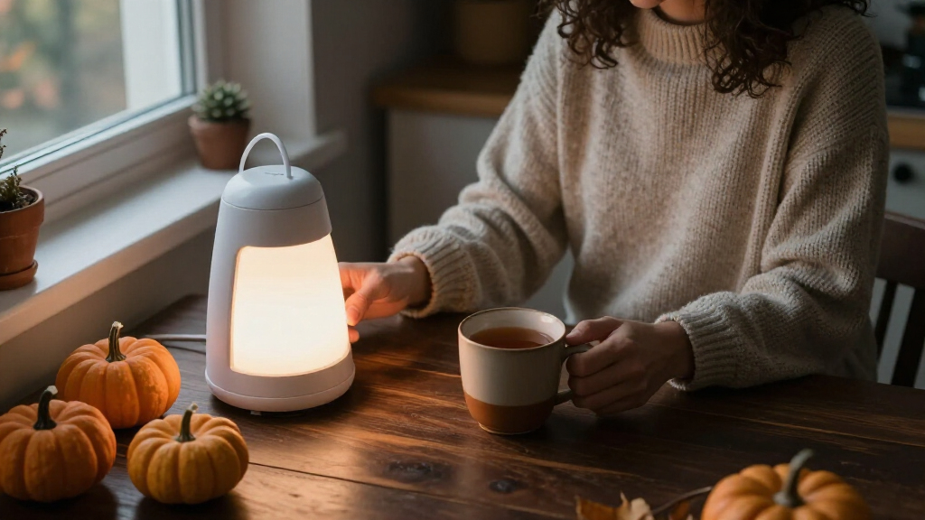Halloween light therapy lamps