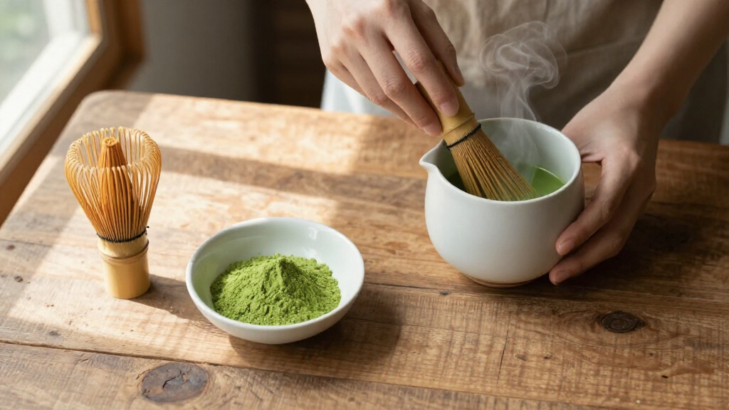 handcrafted matcha tea set