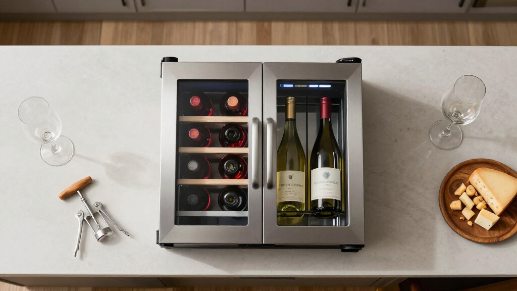 best countertop wine coolers with dual zones
