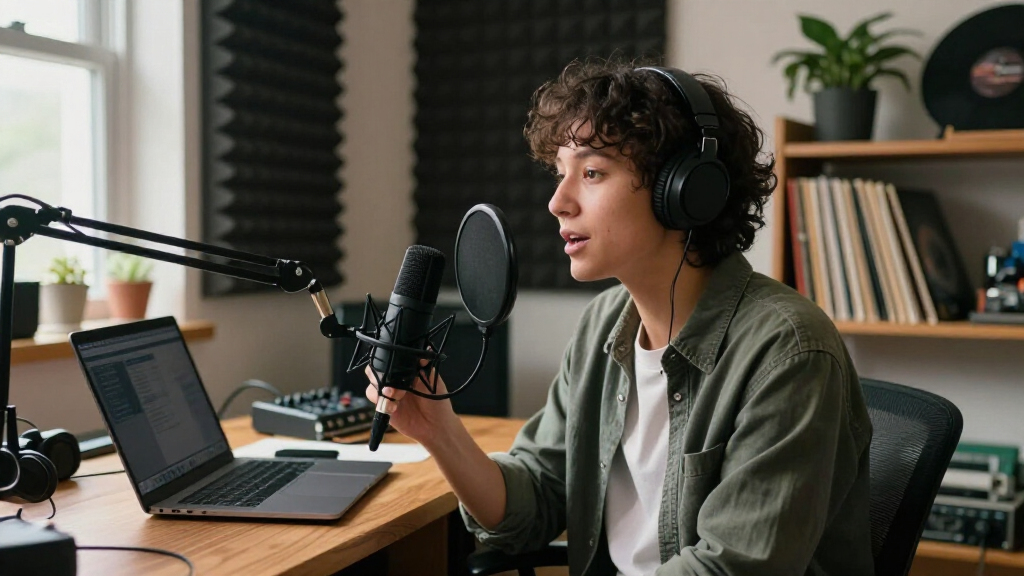 premium home podcast microphone kit
