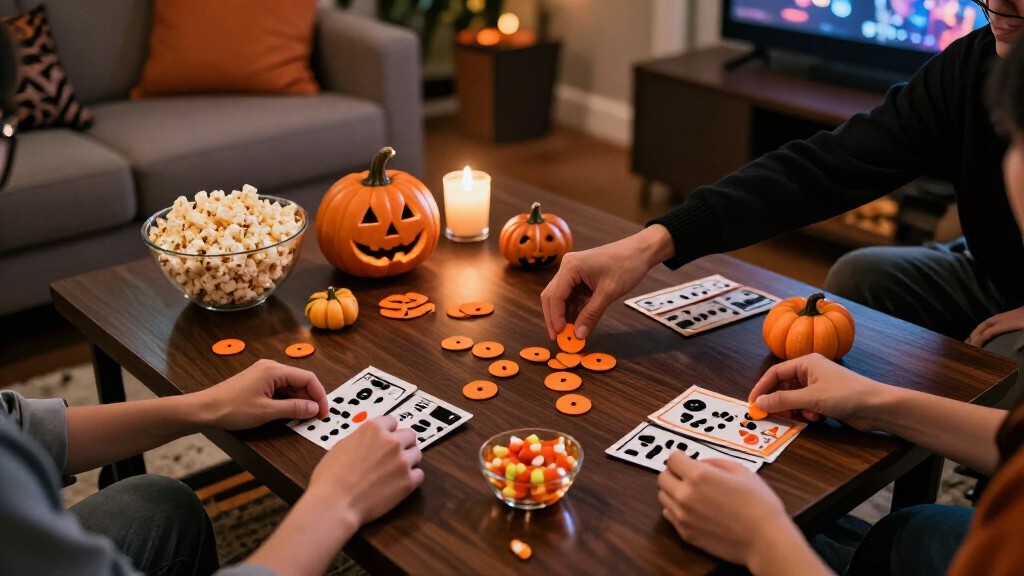 Halloween movie party games