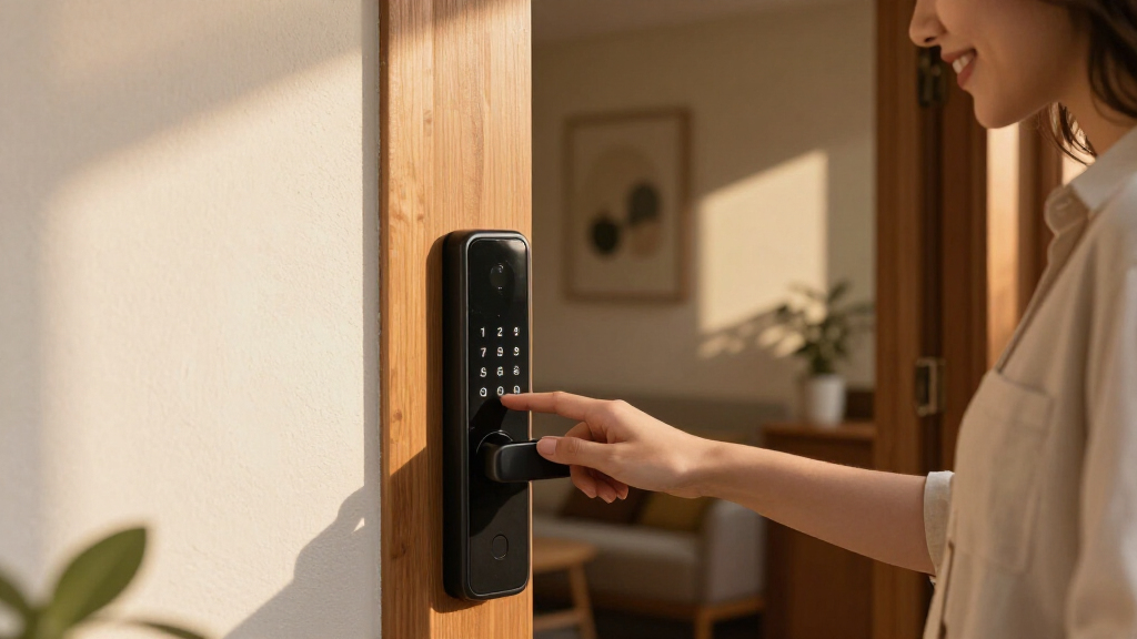 smart lock with keypad