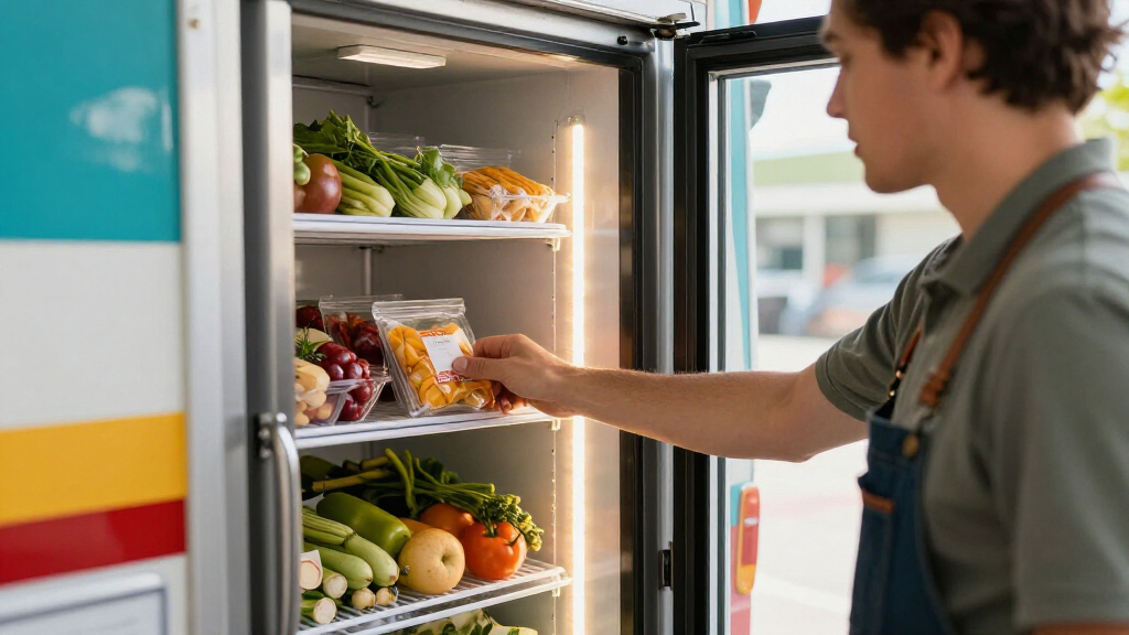 best reach in refrigerators for food trucks