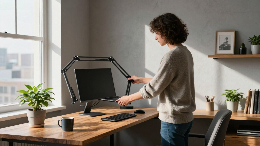 corner standing desks