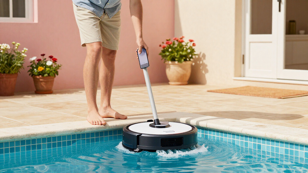 wi fi connected robotic pool cleaners
