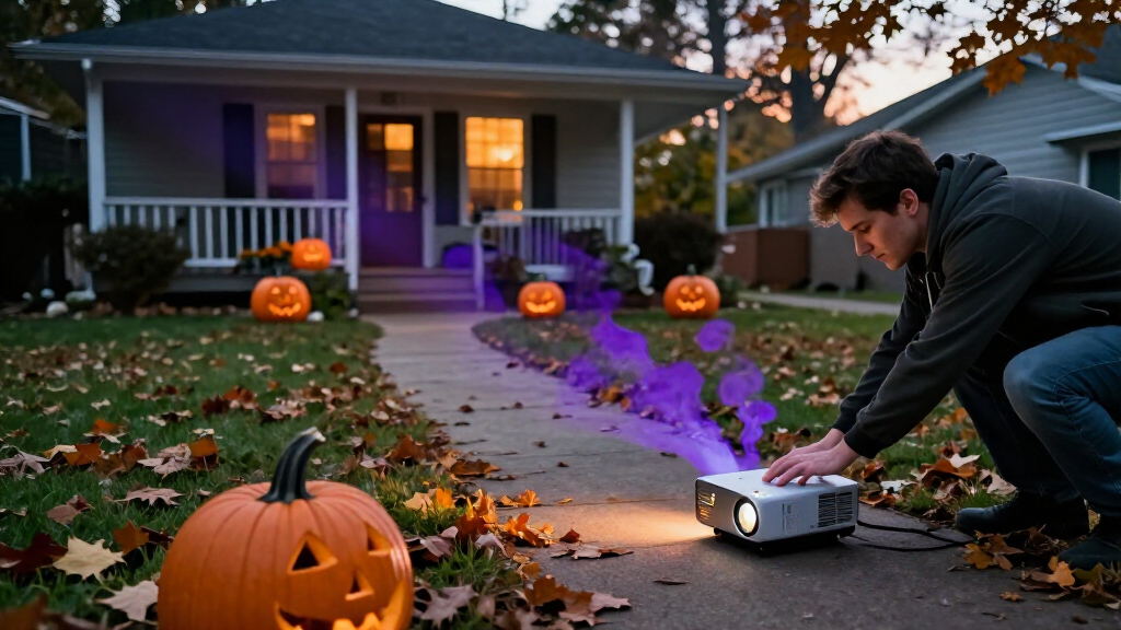 Halloween projector lights