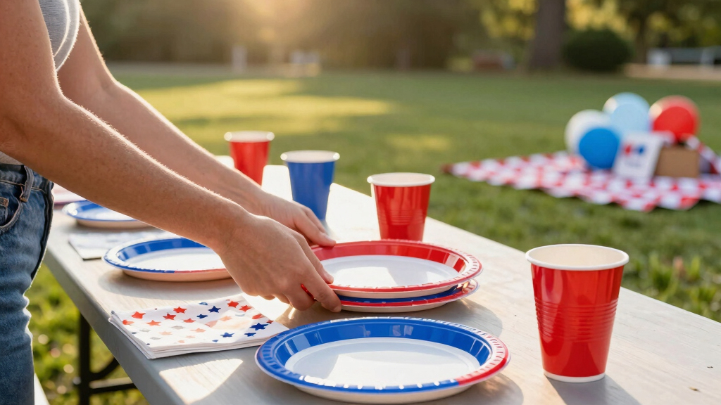 patriotic outdoor party supplies