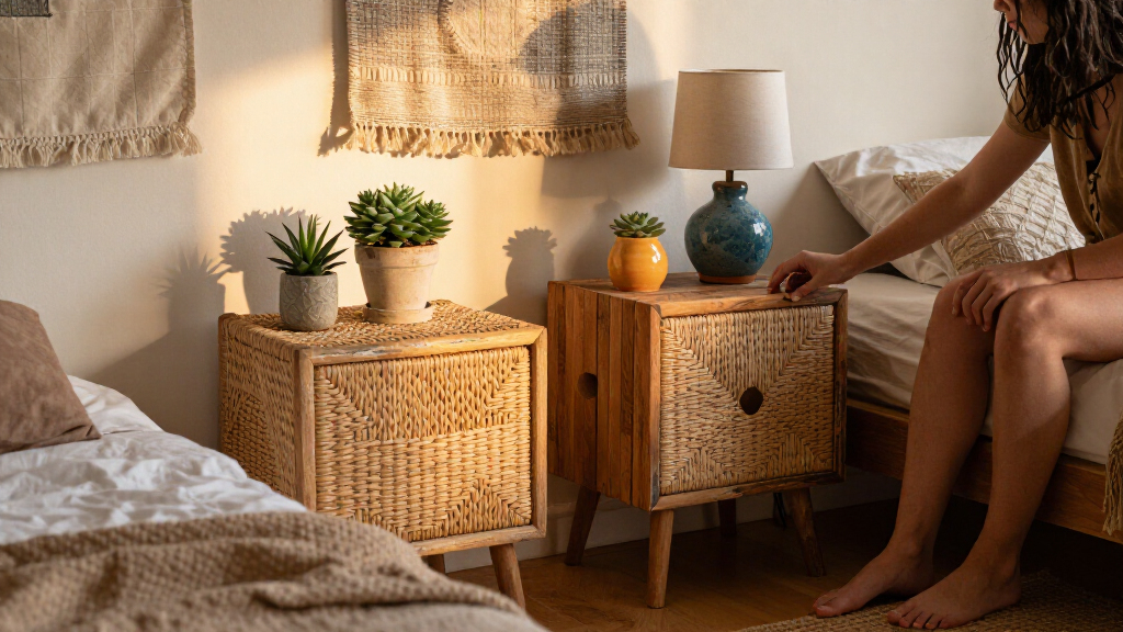 boho nightstands