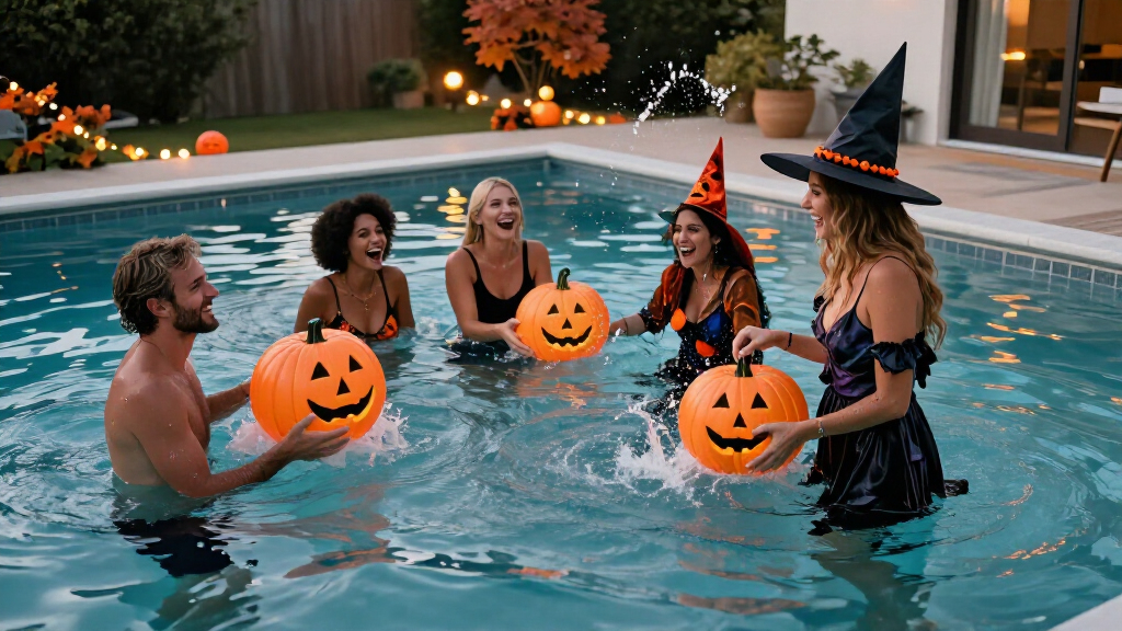 Halloween pool costumes