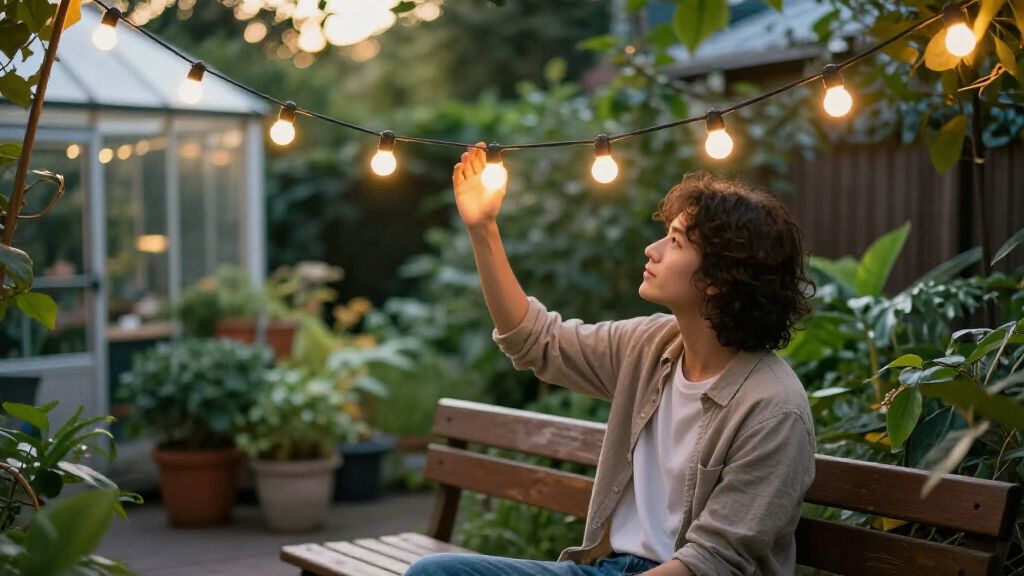 outdoor string lights