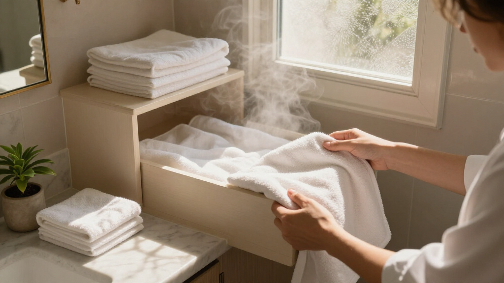 best hot towel cabinet for home spa