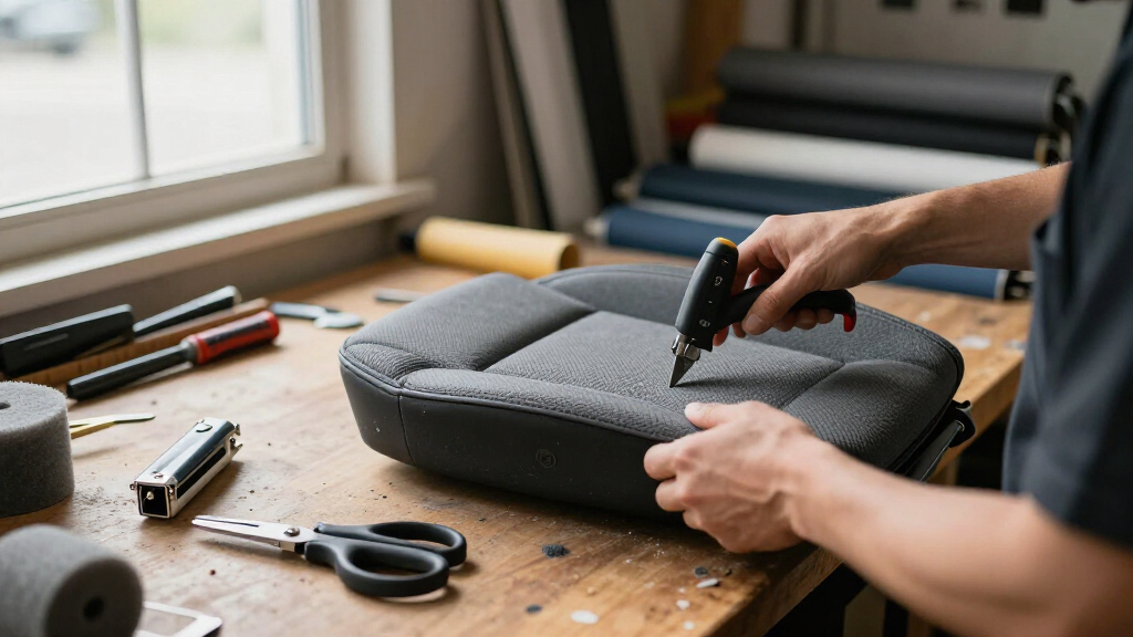 tools and kits for reupholstering car seats