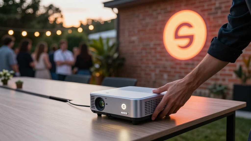 The Logo Projector Effect That Makes Launch Spaces Feel More Premium