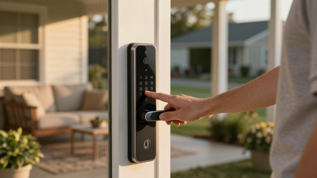 smart lock with rechargeable battery pack
