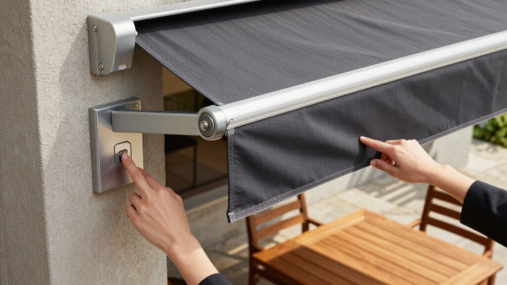 rated motorized patio awnings