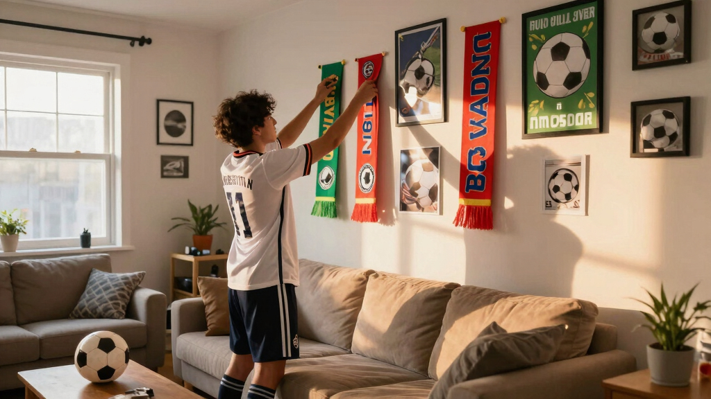 soccer fan wall art