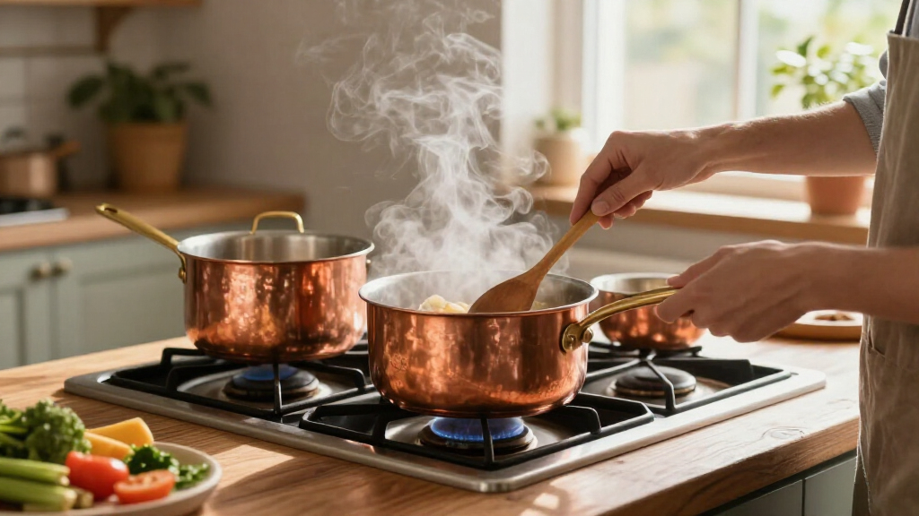 copper cookware set premium
