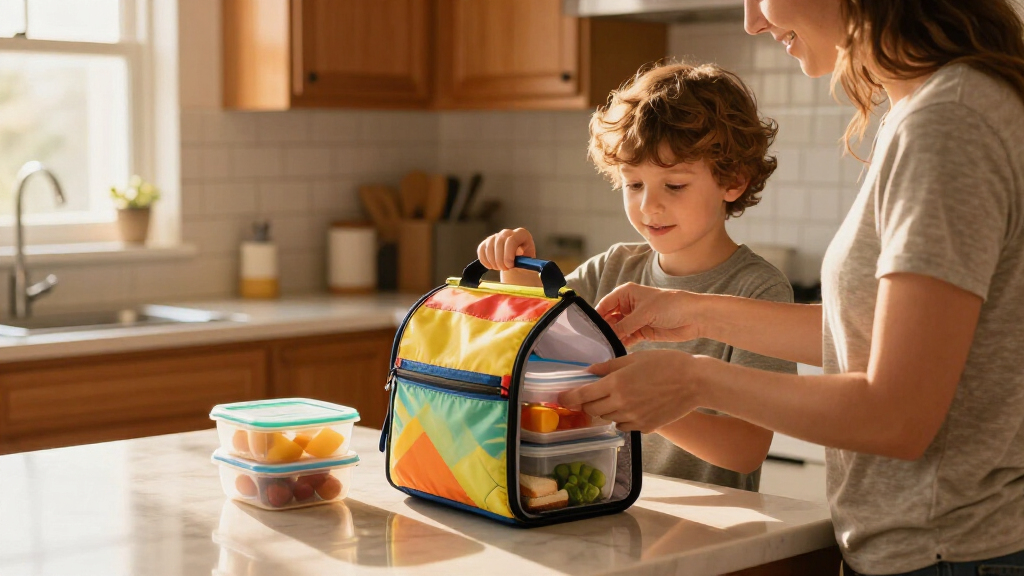 school lunch food storage