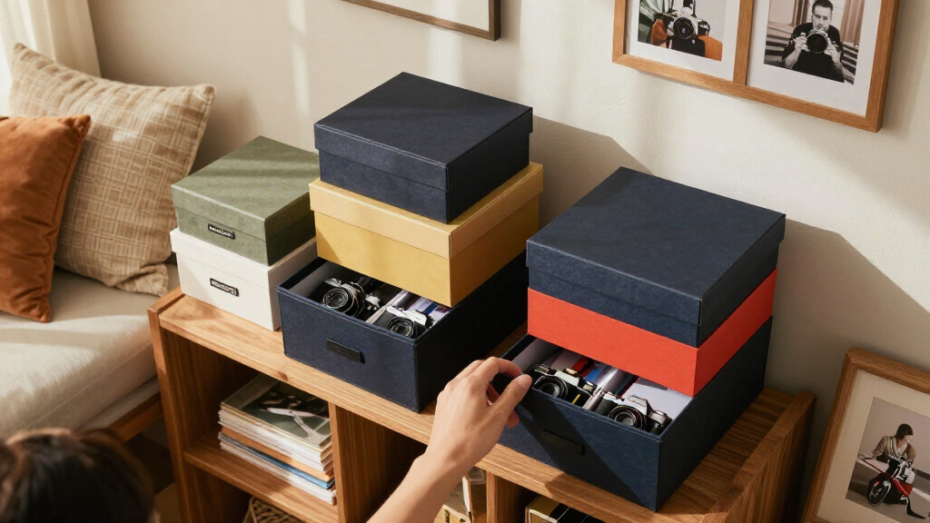 photo storage boxes and cases