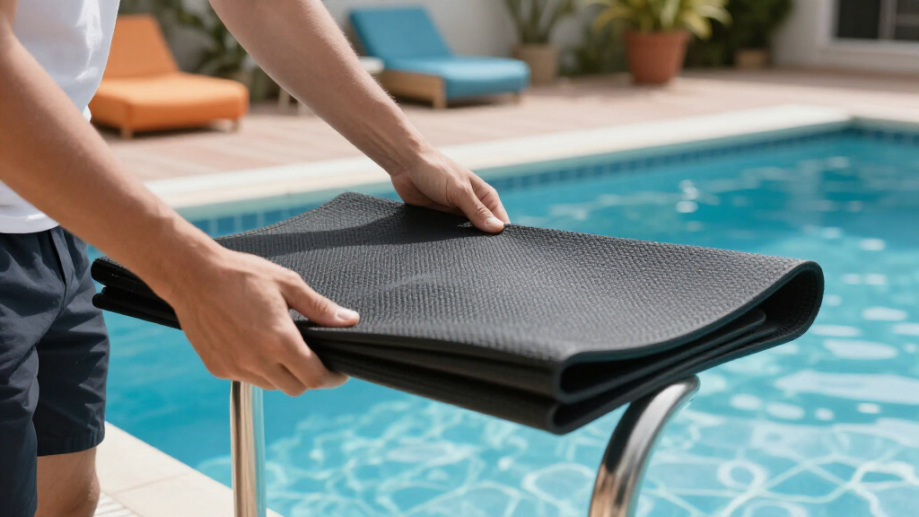 pool ladder mats pads